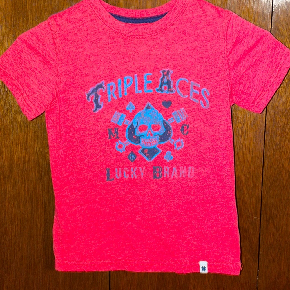 Lucky Brand Boys Tee Shirt, Size 5